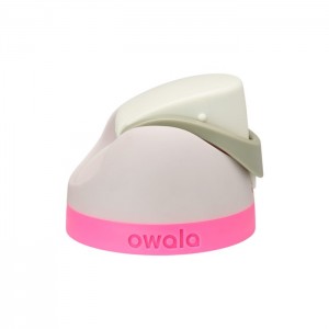 Owala FreeSip Replacement Lids White / Pink USA | EO5-54875