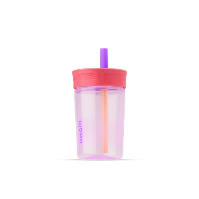 Owala 15oz Tumbler Plastic Water Bottle Light Pink USA | PW0-27692