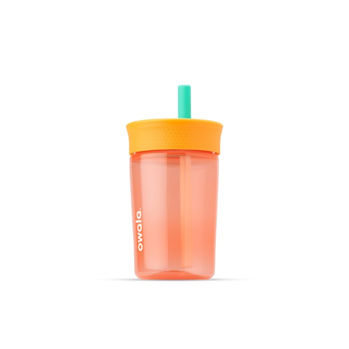 Owala 15oz Tumbler Plastic Water Bottle Orange USA | CC8-82138