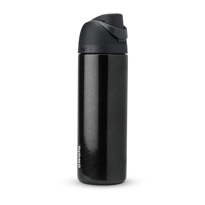 Owala Cosmic Collection 24oz Stainless Steel Water Bottle Black USA | XQ1-79257