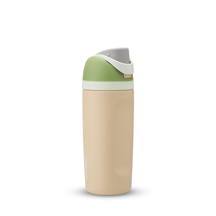 Owala FreeSip 16oz Stainless Steel Water Bottle Beige USA | QH2-80008