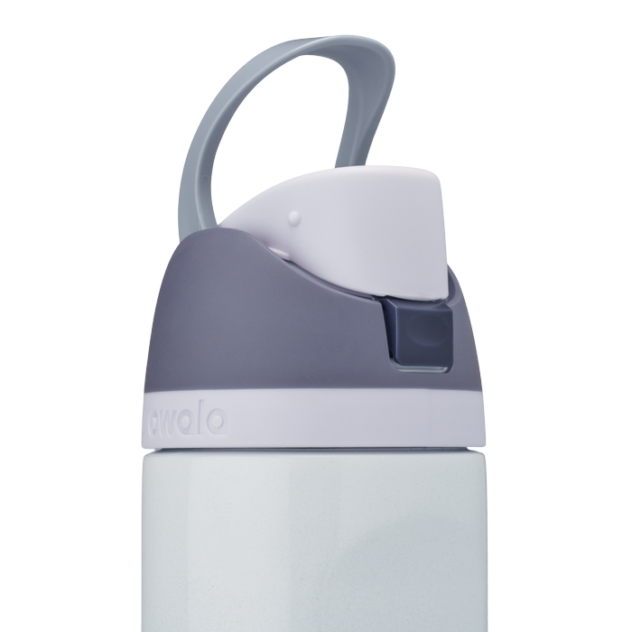 Owala FreeSip 24oz Riptide Water Bottle Purple / White USA | VH4-89778