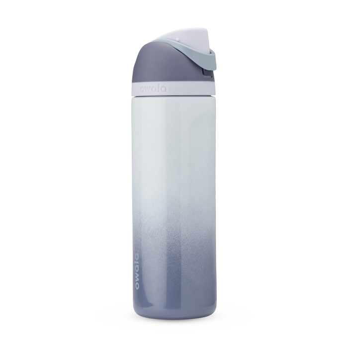 Owala FreeSip 24oz Riptide Water Bottle Purple / White USA | VH4-89778