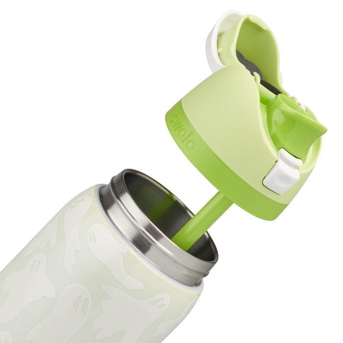 Owala FreeSip 32oz Boo-Ya Water Bottle Green USA | TW7-75847