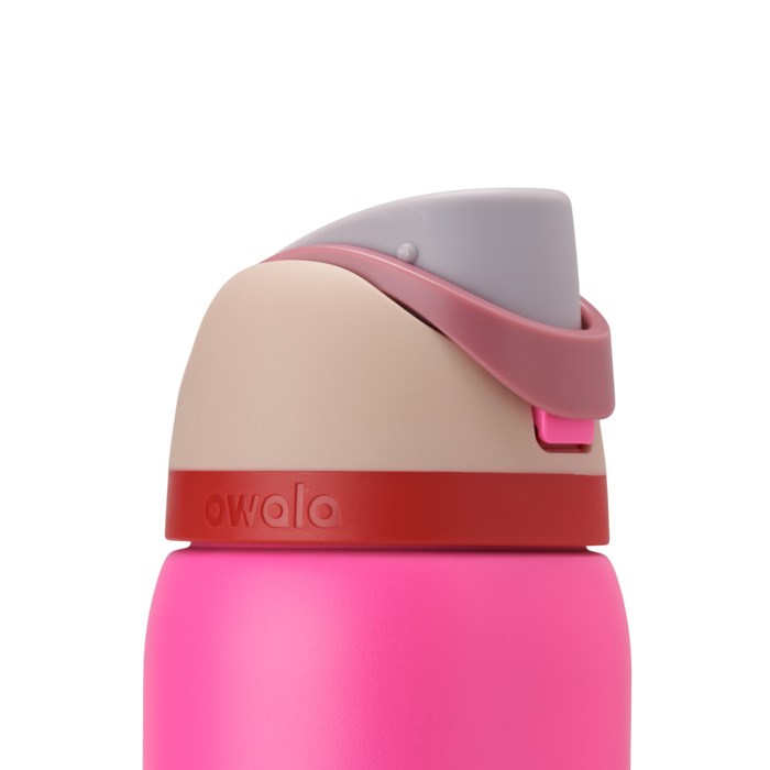 Owala FreeSip 32oz Stainless Steel Water Bottle Pink / Beige USA | TD2-75937