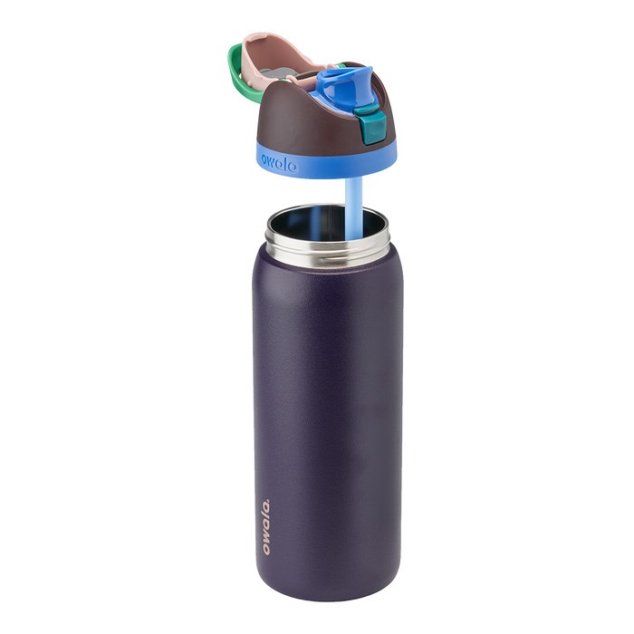 Owala FreeSip 32oz Stainless Steel Water Bottle Dark Purple USA | DD0-28512