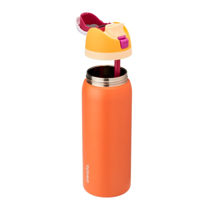 Owala FreeSip 32oz Stainless Steel Water Bottle Orange USA | GZ0-68536