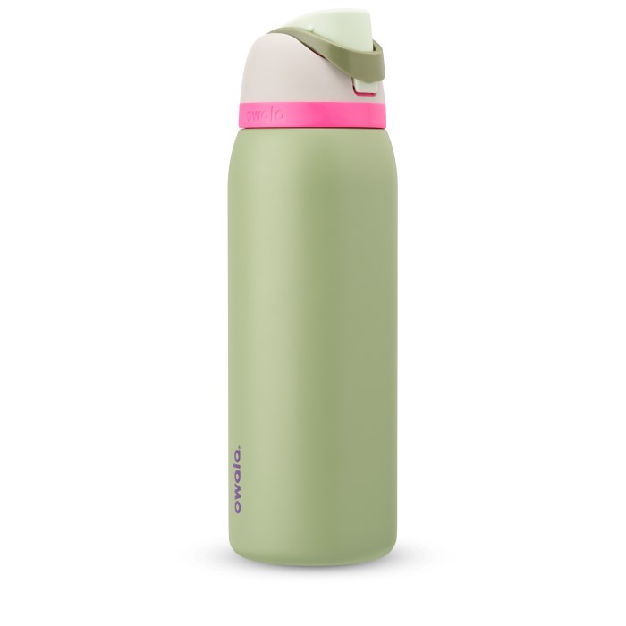 Owala FreeSip 40oz Stainless Steel Water Bottle Green USA | ZJ0-08230