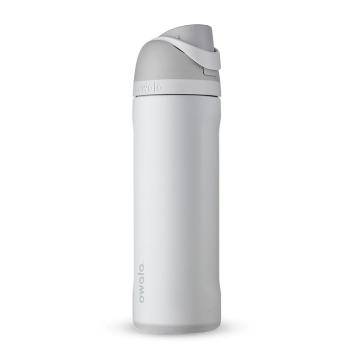 Owala FreeSip Stainless Steel 24oz Water Bottle Light Grey USA | YZ2-62246