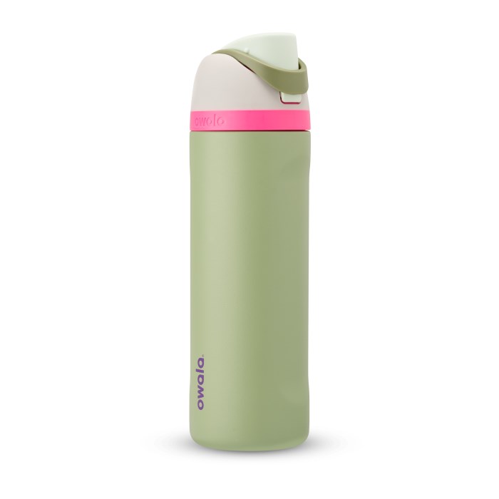 Owala FreeSip Stainless Steel 24oz Water Bottle Green USA | MF7-13321