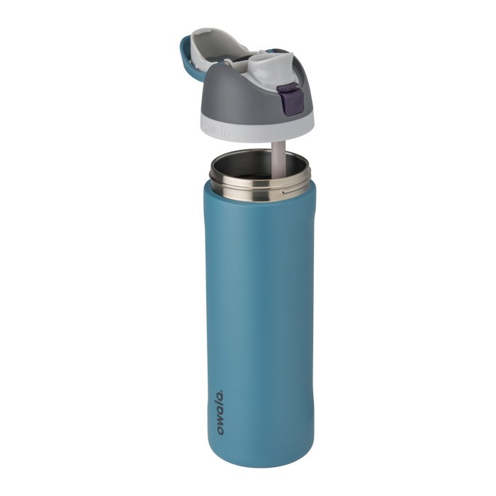 Owala FreeSip Stainless Steel 24oz Water Bottle Blue USA | YB8-59175