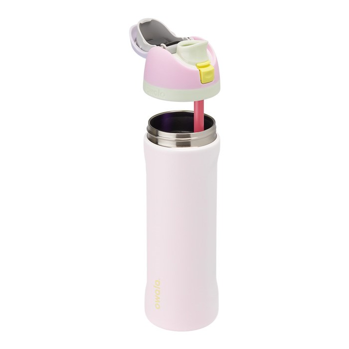 Owala FreeSip Stainless Steel 24oz Water Bottle Light Pink / Light Purple USA | EY1-95499