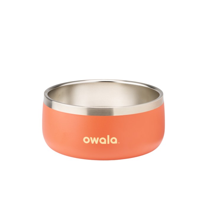 Owala Pet Bowl 3 cups Pet Bowl Orange USA | OP8-65236