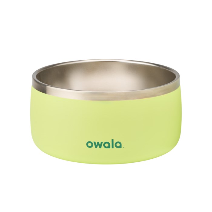 Owala Pet Bowl 6 cups Pet Bowl Yellow USA | CT8-34893